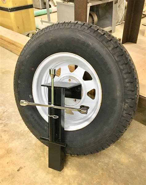 Spare Tire Holder Fits In Trailer Stake Pocket Trailer Tires Utility