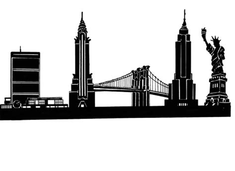 New York City Skyline Cartoon Free Download Vector Psd And Stock Image