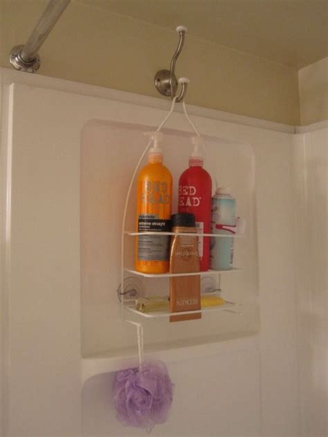 Add An Extra Shower Curtain Rod To The Shower And Hang Caddies From It