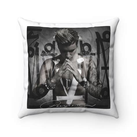 Justin Bieber Justin Bieber Pillow Etsy