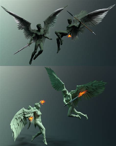Sacrosanct Poses And Expressions For Genesis 8 And Morningstar Wings