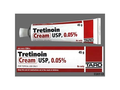 Tretinoin Cream Usp 005 45 G Taro Rx Ingredients And Reviews