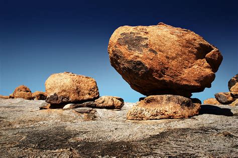 Boulder On Solid Rock Photograph By Johan Swanepoel Pixels