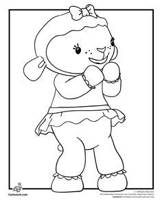 Doc mcstuffin colouring in pages. Lambie the Lamb in Doc McStuffins Coloring Page - NetArt ...