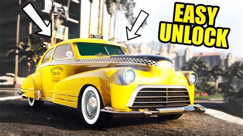 How The Unlock The RARE TAXI LIVERY For The Broadway GTA Online YouTube