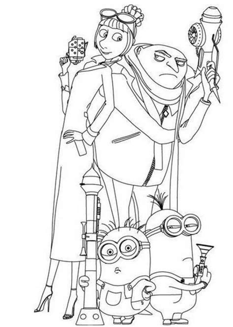 You can print or color them online at getdrawings.com for absolutely free. Minions Printable Coloring Pages - Coloring Home