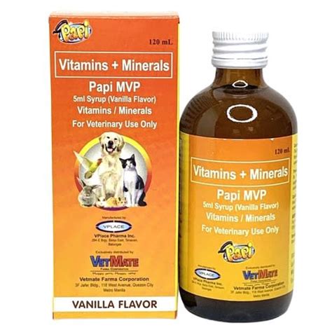 Papi Mvp Multivitamins Syrup Pet Vitamins Shopee Philippines