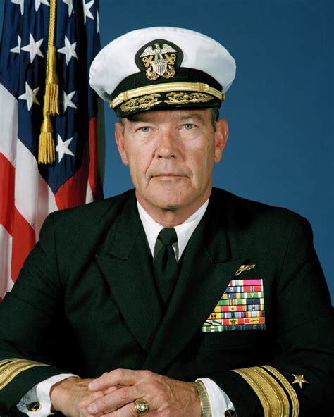 Portrait Us Navy Usn Rear Admiral Radm Upper Half John R Wilson
