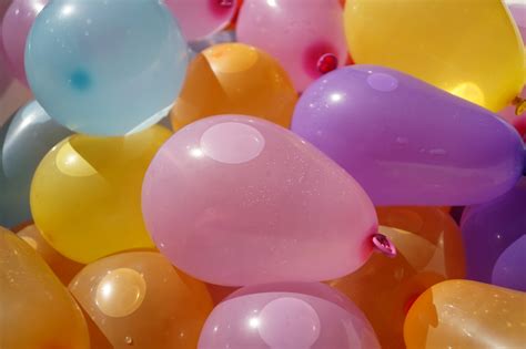 wallpaper colorful water balloon toy color balloons party supply 3872x2576 goodfon