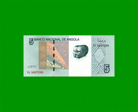 BILLETE DE ANGOLA 5 KWANZAS PICK 151A AÑO 2012 ESTADO SIN CIRCULAR