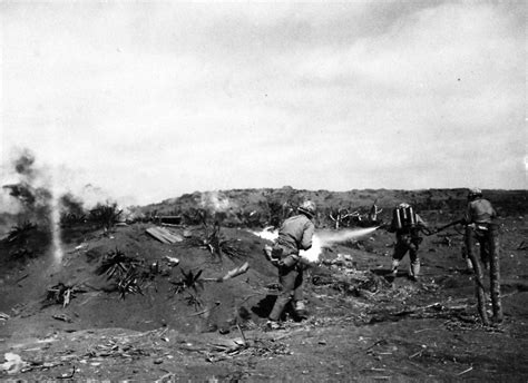 ‘flamethrowers Got It Done In Close Quarters Iwo Jima Fight