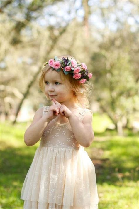 Baby Flower Crown Headband Girl Flower Crown Headband