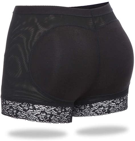 Ilfioreemio Womens Seamless Butt Lifter Padded Shapewear Lace Panties Enhancer Underwear
