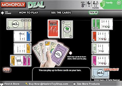 Card, deed, dice, house and hotels, money and monopoly board. Monopoly Deal Card Game - Alvinology