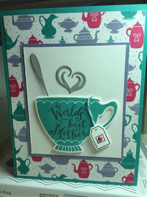 A Nice Cuppa Stamp Set By Stampin Up Have A Cuppa Suite Of Products