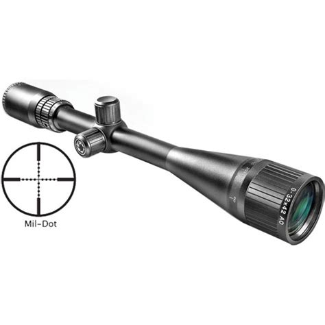 Barska 6 24x42 Ao Varmint Riflescope Black Matte Ac10046 Bandh