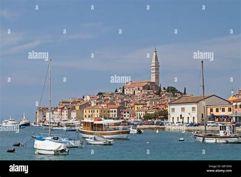 Rovinj Idyllic Croatian Town Picturesquely Situated On A Peninsula