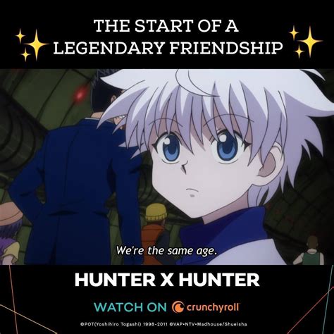 Hunter X Hunter Episode 04 Gon And Killua Meet For The First Time