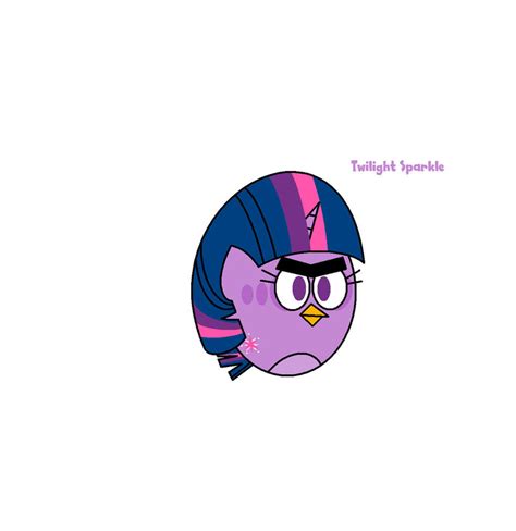 My Little Pony Angry Birds Twilight Sparkle By Worldofcaitlyn On