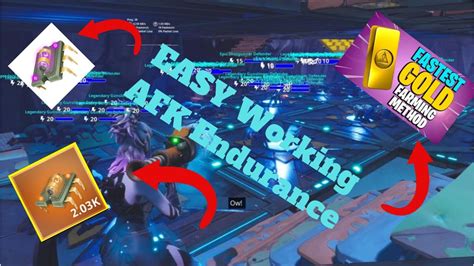 Easy Afk Endurance Glitch Fortnite Stw After Patch Youtube