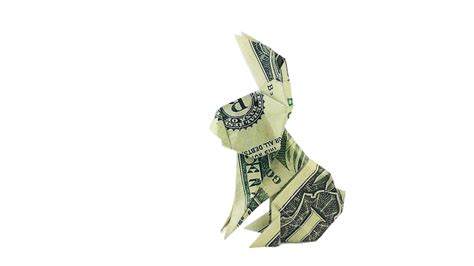 Money Dollar Origami Rabbit Tutorial Barth Dunkan Youtube
