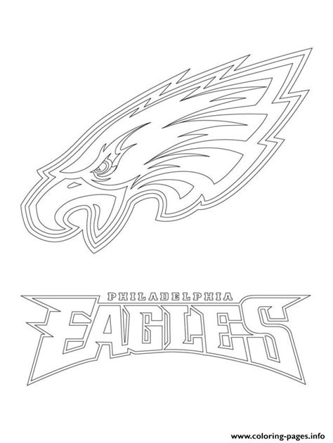 Eagle images stock photos vectors shutterstock. Philadelphia Eagles Logo Football Sport Coloring Pages ...