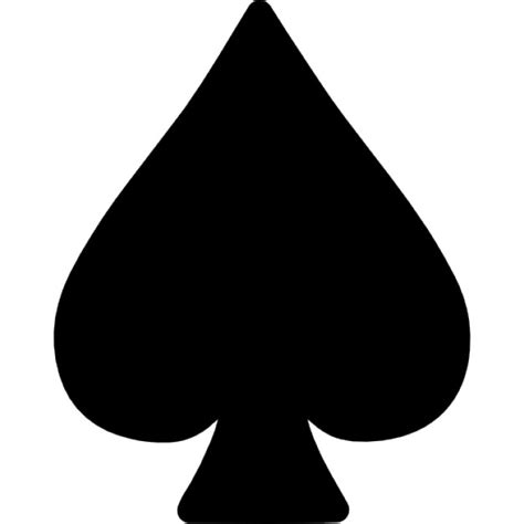 Their soul card is the 7 of heart. Spades Symbol - ClipArt Best