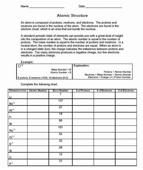 Chapter 4 atomic structure worksheet answer key pearson. 50 atomic Structure Worksheet Chemistry in 2020 | Chemistry worksheets, Electron configuration ...