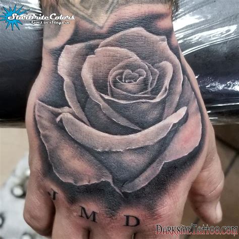 Black And Gray Rose Tattoo By Sean O Hara TattooNOW