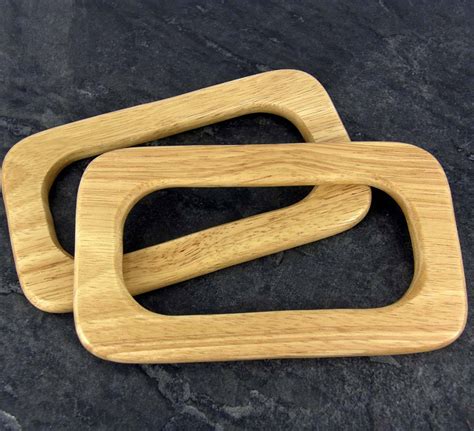 Bag Handles Pair Of Wood Wooden Shaped For Making Bags Etsy