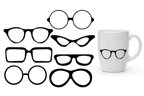 The best price guarantee applies to eyeglasses frames and sunglasses only and does not apply to prescription or contact lenses. Glasses silhouette clipart graphic illustration (94707 ...