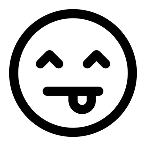 Envy Facial Expression Outline Icon Of Emoticon 21941749 Vector Art At Vecteezy
