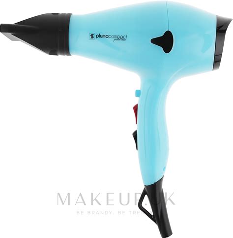 Perfect Beauty Pluma Compact Blue Hair Dryer Light Blue Makeupuk