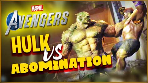Marvel S Avengers Hulk Vs Abomination Story Gameplay Youtube