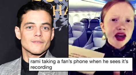 Rami Malek Refused To Take A Video With A Fan And Now Its A Meme Popbuzz
