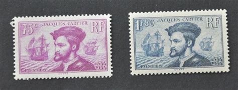 frankrijk 1934 jacques cartier stamps yvert 296 297 catawiki