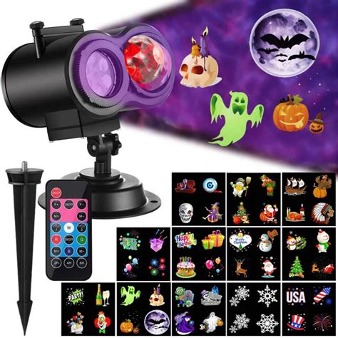 Decoration christmas wedding decoration party lighting tree garden holiday lights indoor mini outdoor decor beautiful. Halloween Christmas Projector 2-in-1 LED Waterproof ...