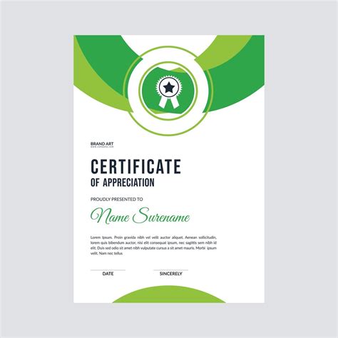 Certificate Template Awards Diploma Background Vector 3429276 Vector