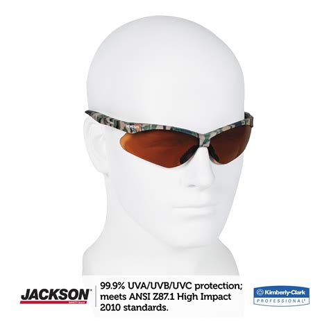 buy kleenguard formerly jackson safety v30 nemesis safety glasses 19644 bronze lenses with
