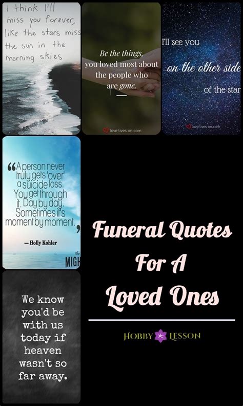 30 Funeral Quotes For A Loved Ones