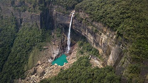 the story of how meghalaya s nohkalikai falls got its name will tug your heartstrings