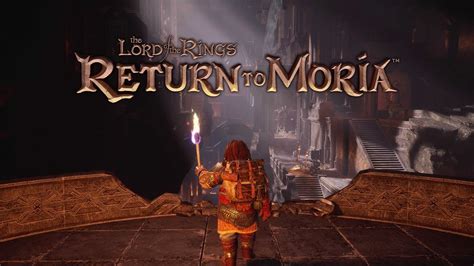 The Lord Of The Rings Return To Moria Launch Trailer Full Version