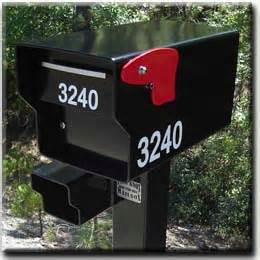 You just restored a 1910 arts & crafts bungalow and craftsman style mailbox numbers are just the thing to finish it off. FORT KNOX MAILBOX ~ 3" Reflective Vinyl Address Decals for ...