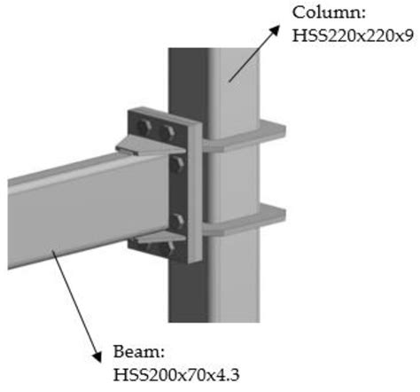 Steel Beam To Steel Column Connection The Best Picture Of Beam