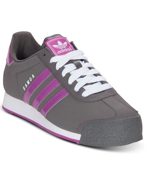 The shoes are shaped with a bootie construction model to enhance fit. adidas Women's Samoa Sneakers from Finish Line - Kids ...
