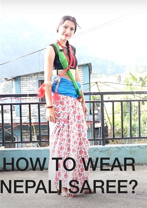 How To Wear Nepali Saree Updated 2023
