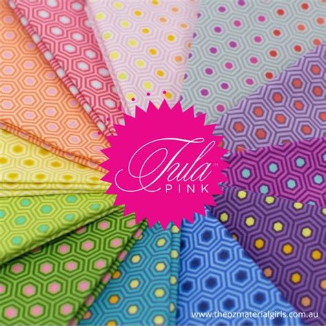 Tula Pink True Colours Hexy Designer Fabric The Oz Material Girls