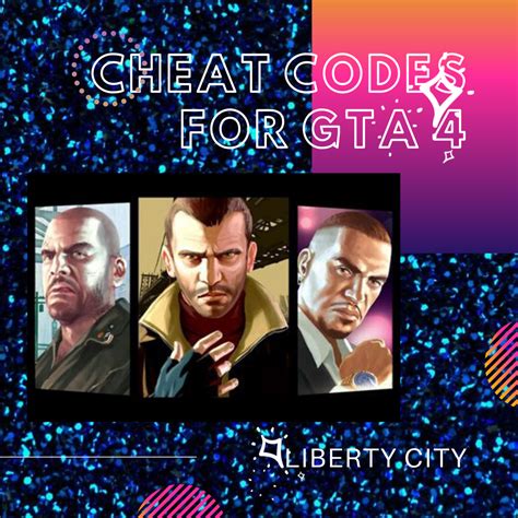 Cheat Codes For Grand Theft Auto Iv Liberty City Grand Theft Auto