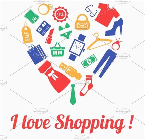 I Love Shopping ~ Icons ~ Creative Market