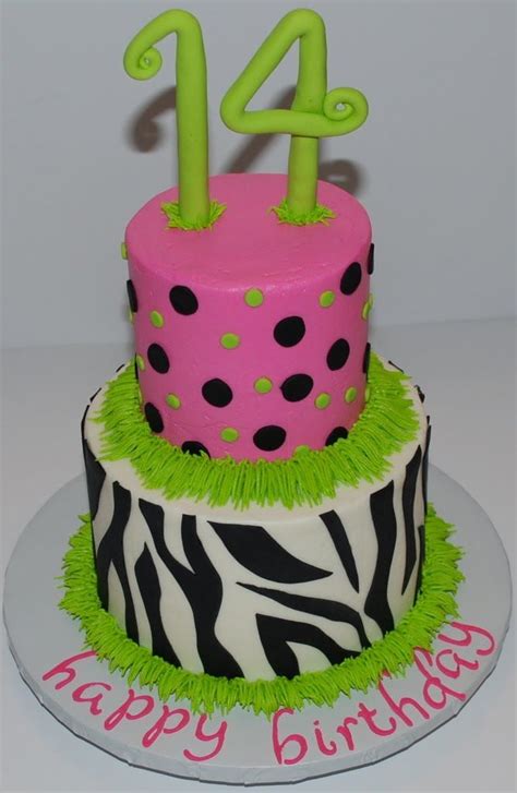 You could probably substitute for another oil but it may affect the flavour. Zebra & Polka Dot Birthday Cake | 14th birthday cakes, New ...